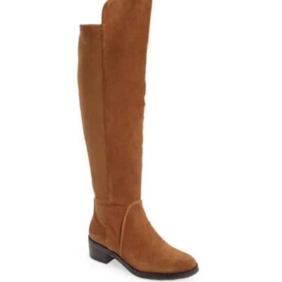 Cole Haan Grand 360 Suede Cal Gary Boots Size 5 B Women Waterproof Chestnut NEW